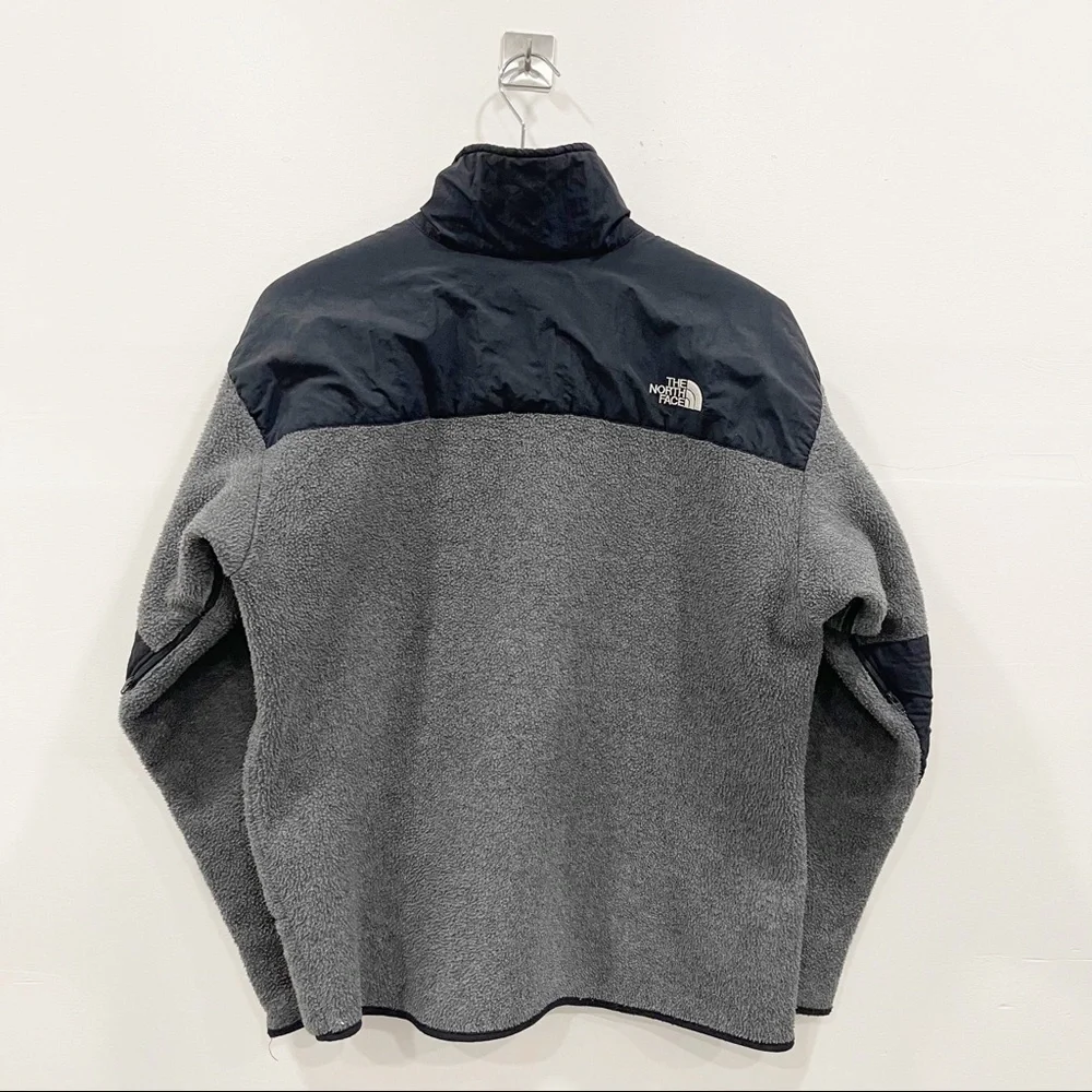 The North Face Vintage Retro Denali Fleece Jacket Grey Black Size Large